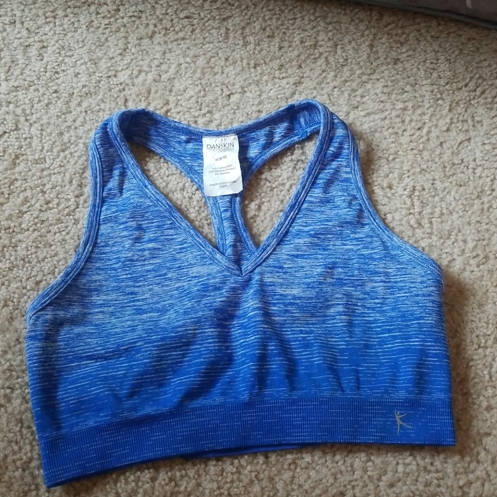 I am selling a bra mostly blue with some white